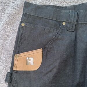 Men’s Wrangler Big & Tall Riggs Black Workwear Pants with Pockets